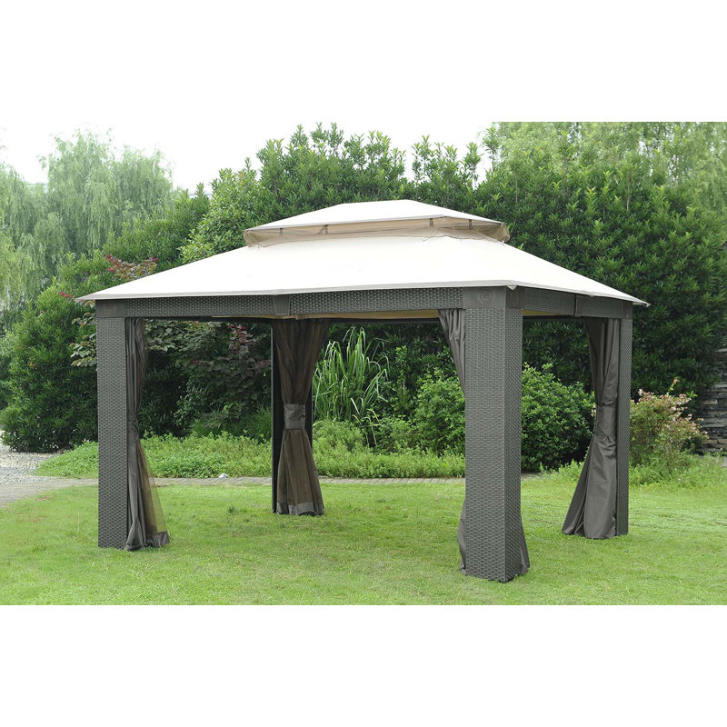 Sunjoy Replacement Canopy Deluxe For Antigua Wicker Gazebo Wayfair