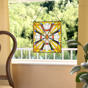 Stained Gl Panels You Ll Love Wayfair Stained Gl Pharaoh S Jeweled Window Panel
