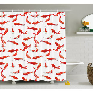 Koi Fish Decor Wayfair School Of Koi Fish Decor Shower Curtain