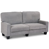 Ayreana Microfiber/Microsuede 69'' Square Arm Loveseat by Latitude Run