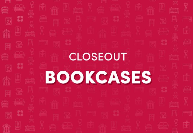 CLOSEOUT Deals on Bookcases