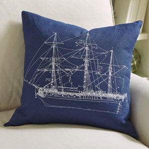 Schooner Pillow Cover
