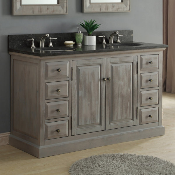 61 Double Bathroom Vanity Set