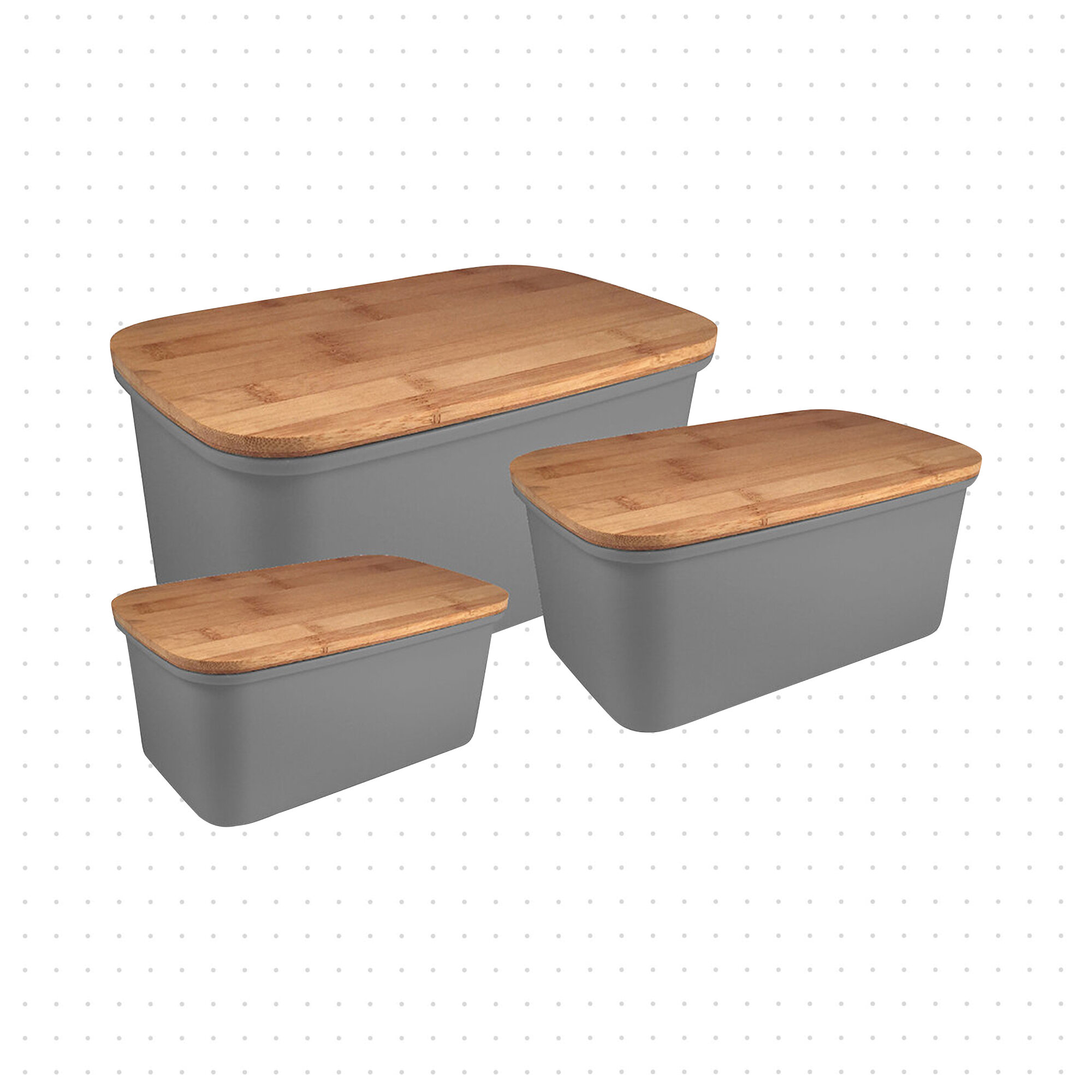 wood storage box with lid