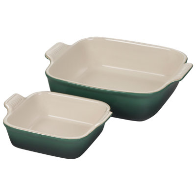 Le Creuset 2piece Stoneware Baking Dishes Set Le Creuset