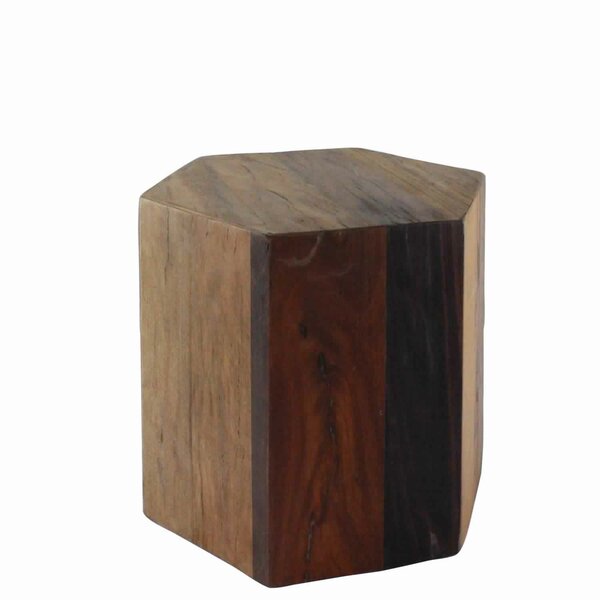Doric Solid Wood Block End Table By Foundry Select