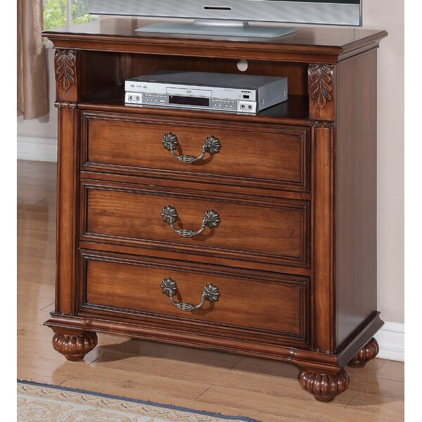 On Sale Leigh 3 Drawer Media Chest