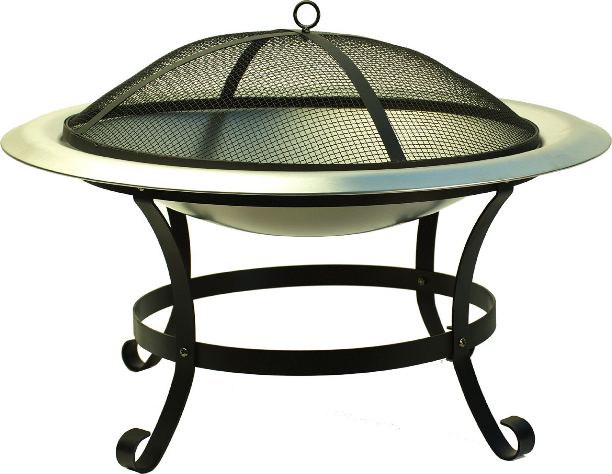 Latitude Run Theresia Stainless Steel Wood Burning Fire Pit