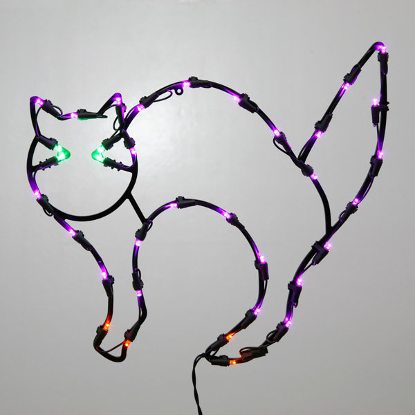 35Lt Fall Decor 35Lt LED Cat Window Décor by Vickerman