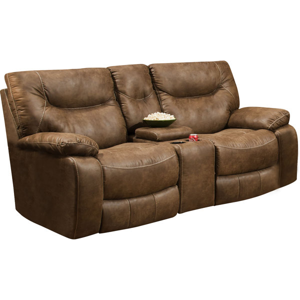 2018 Best Brand Grizzly Hill Double Motion Console Loveseat Surprise! 70% Off