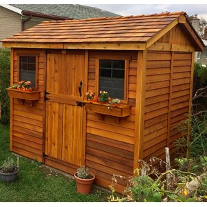Cabana 9 ft. W x 6 ft. D Wooden Storage Shed