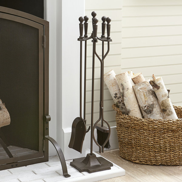 Hanson 4-Piece Fireplace Set by Birch Lane™