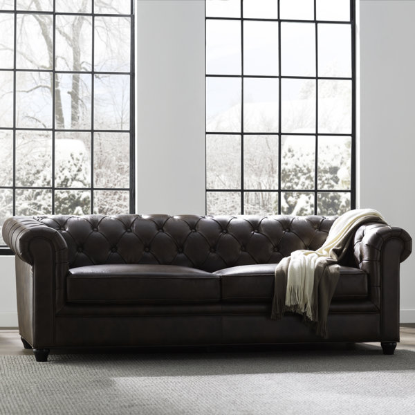 Harlem Leather Chesterfield Sofa By Trent Austin Design