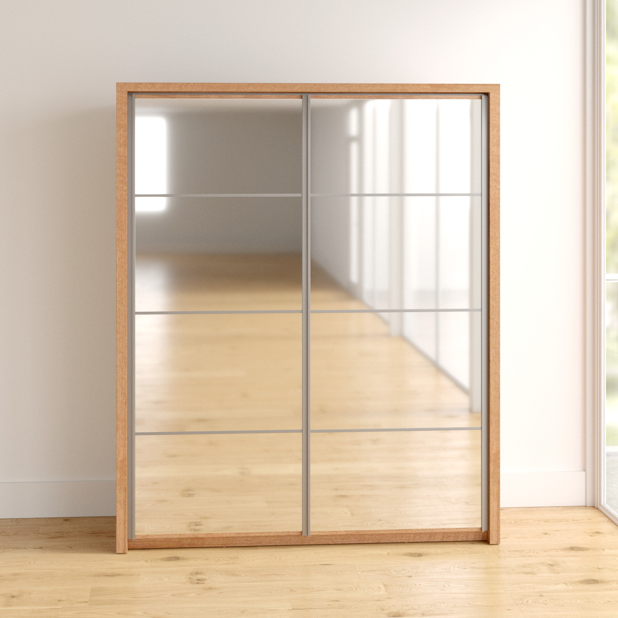 Barse Mirror 2 Door Sliding Wardrobe