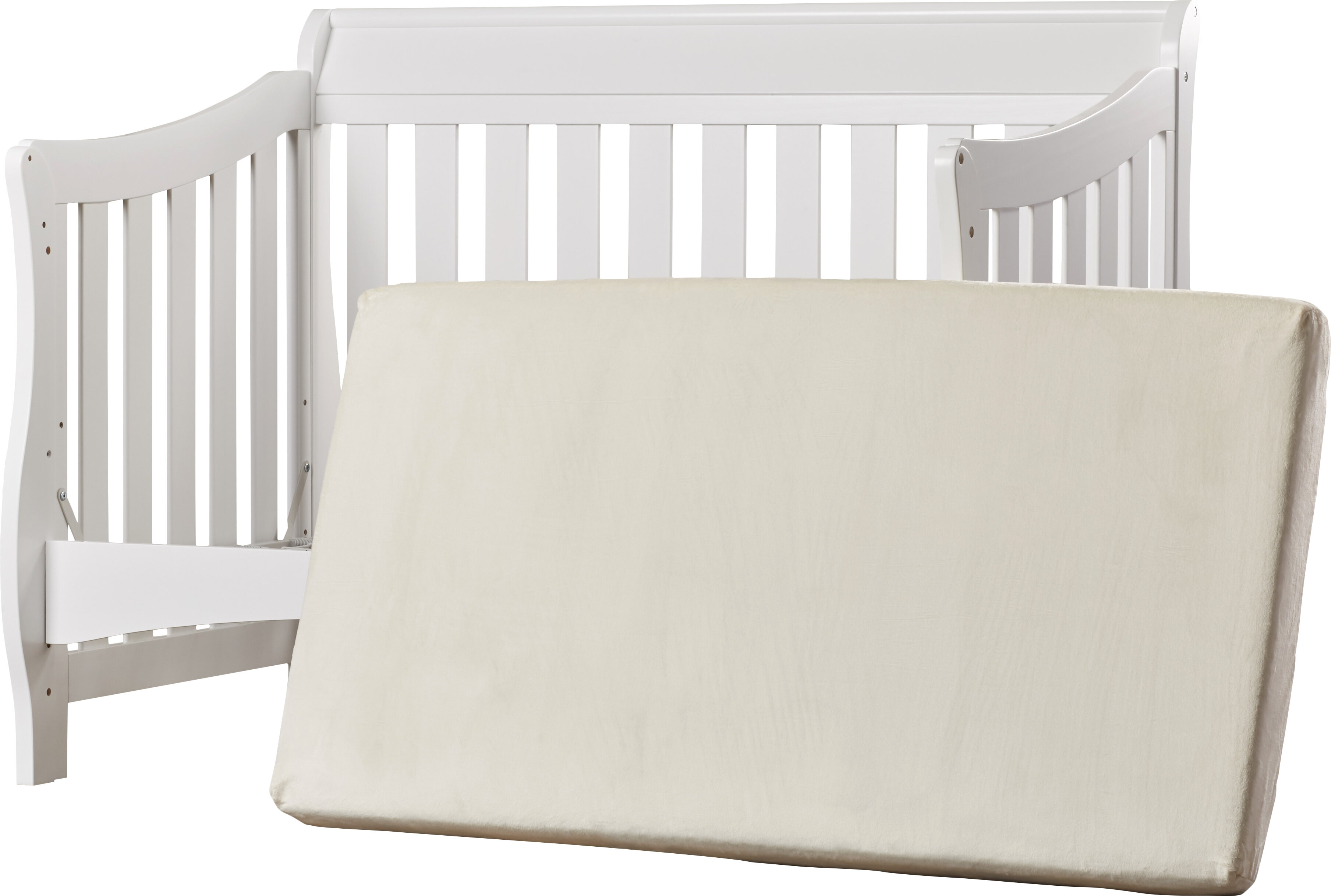 stitch & cradle 2 in 1 natural foam crib mattress