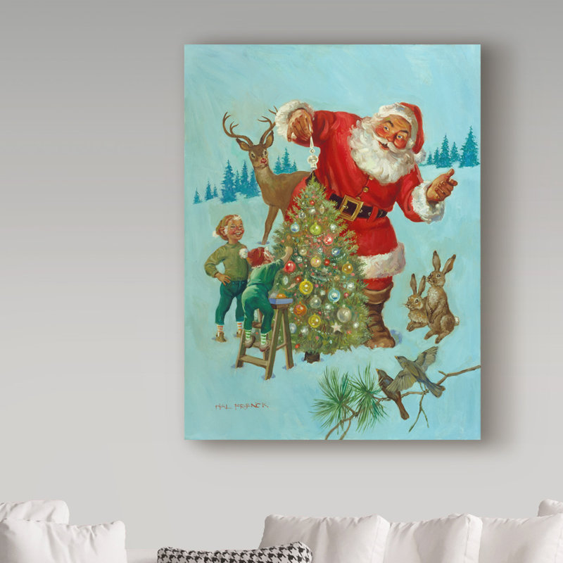 Trademark Art The Final Touch Oil Painting Print On Wrapped