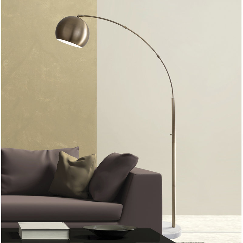 Wrought Studio Dacia 78 Arched Floor Lamp Reviews Wayfair