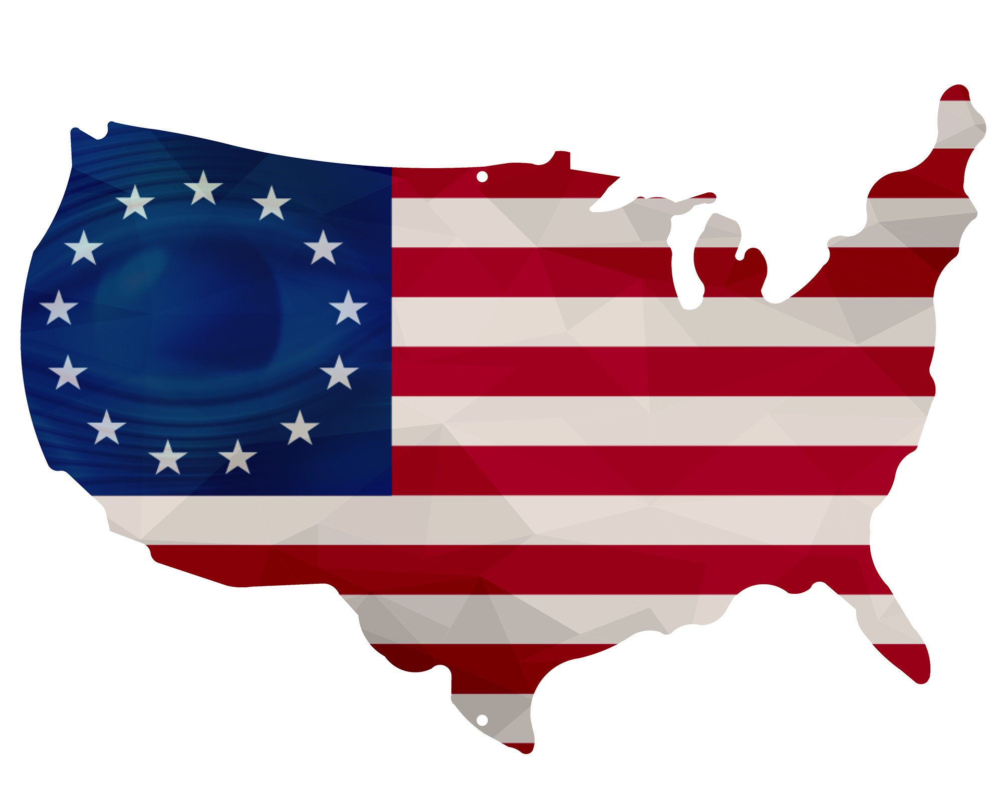 Winston Porter Usa Shape Betsy Ross Flag With An Eye Wall Décor Shape Betsy Ross Flag With An Eye Wall