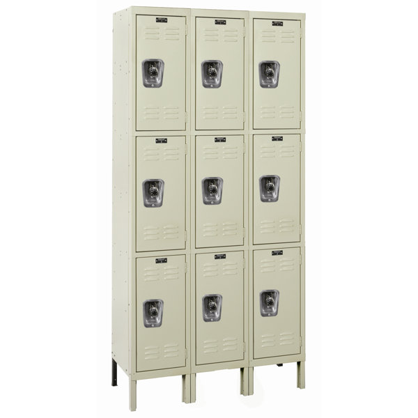 ReadyBuilt 3 Tier 3 Wide Employee Locker by Hallowell