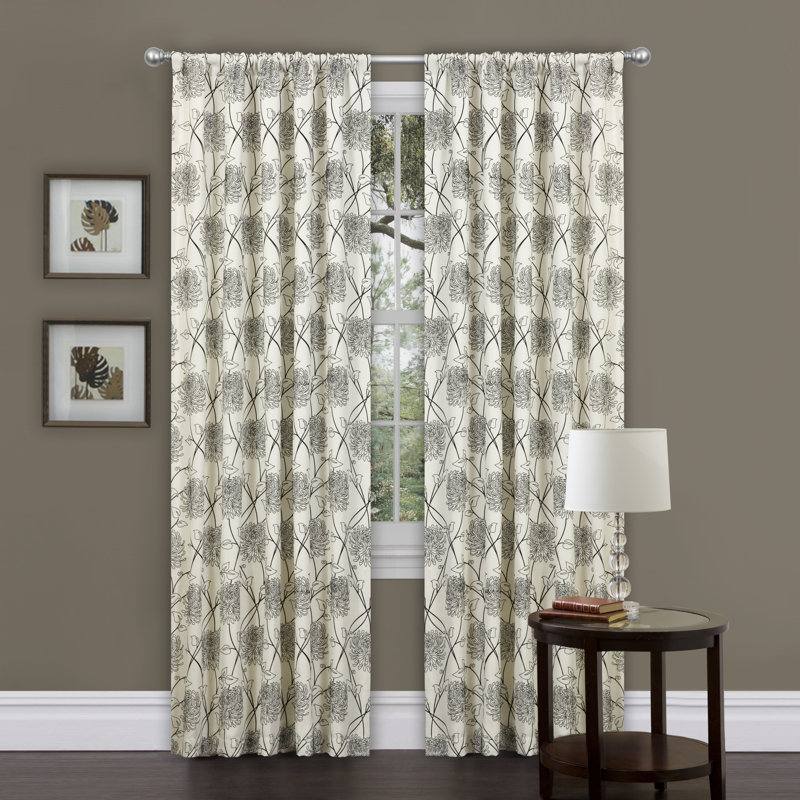Lush Decor Oxford Single Curtain Panel & Reviews Wayfair