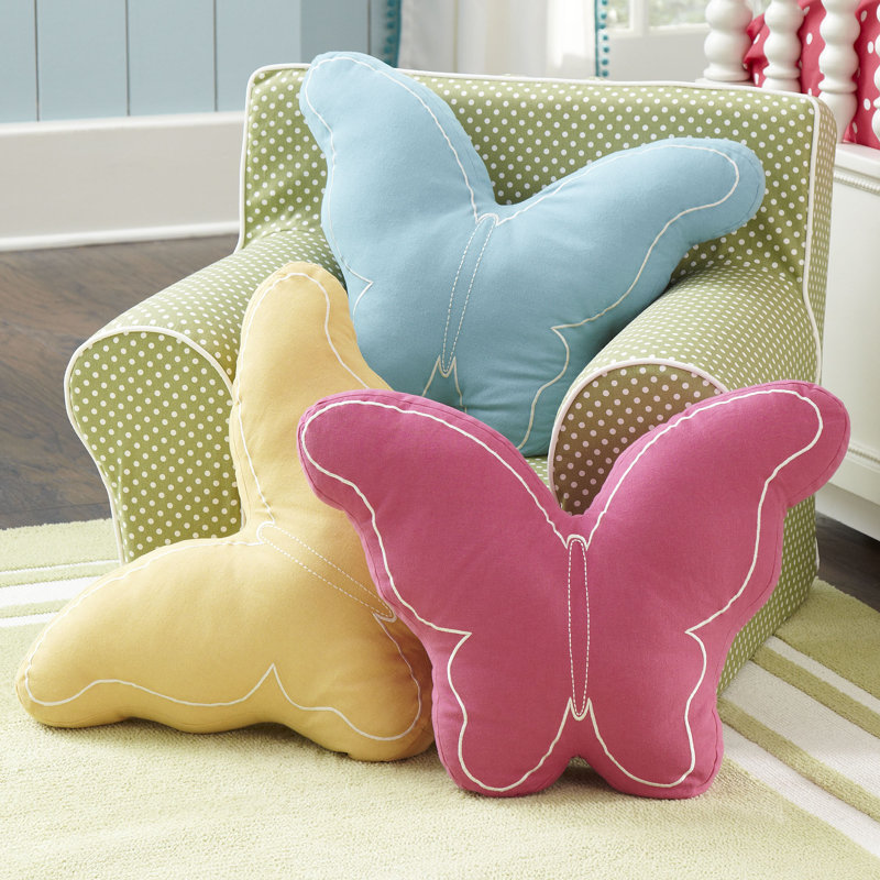 butterfly plush pillow
