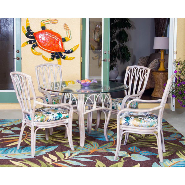 Presley Coastal 5 Piece Breakfast Nook Wood Dining Set By Bay Isle Home Herry Up