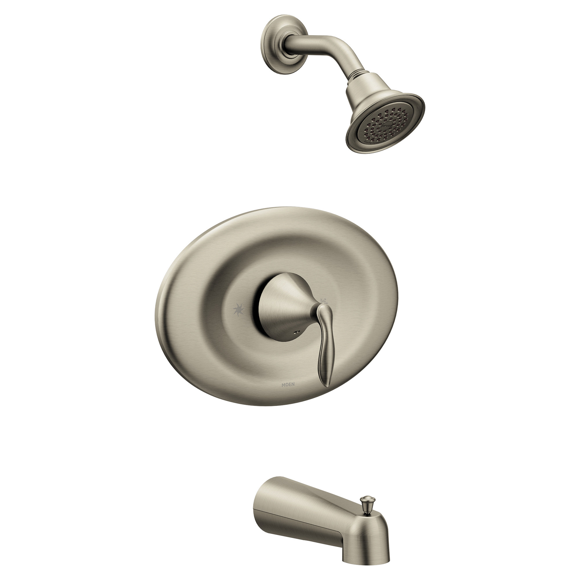 Moen Eva Conversion Tub And Shower Faucet With Metal Lever Handle Shower Faucet With Metal Lever Handle