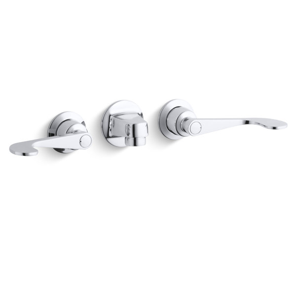 Triton Wall mounted Bathroom Faucet with Drain Assembly by Kohler