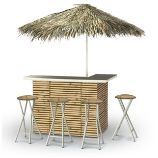Waller Tiki Bar Set Waller Tiki Bar Set
