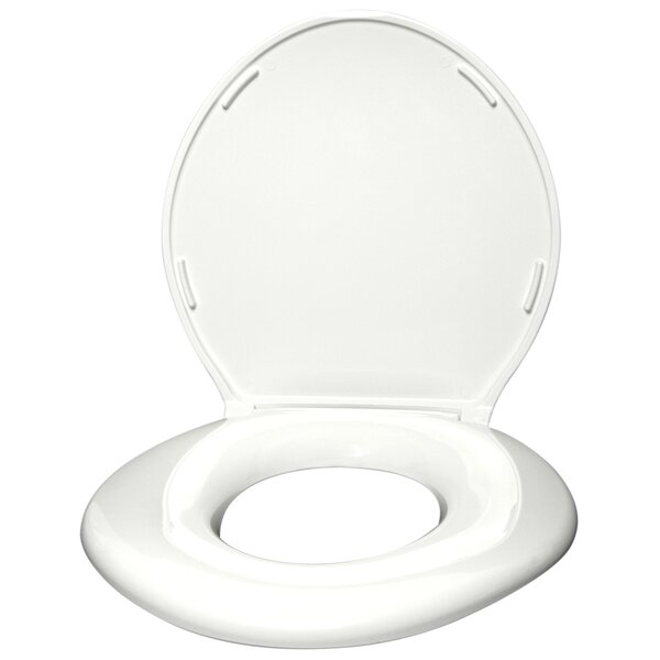 Standard Closed Front Raised Toilet Seat with Cover by Big John