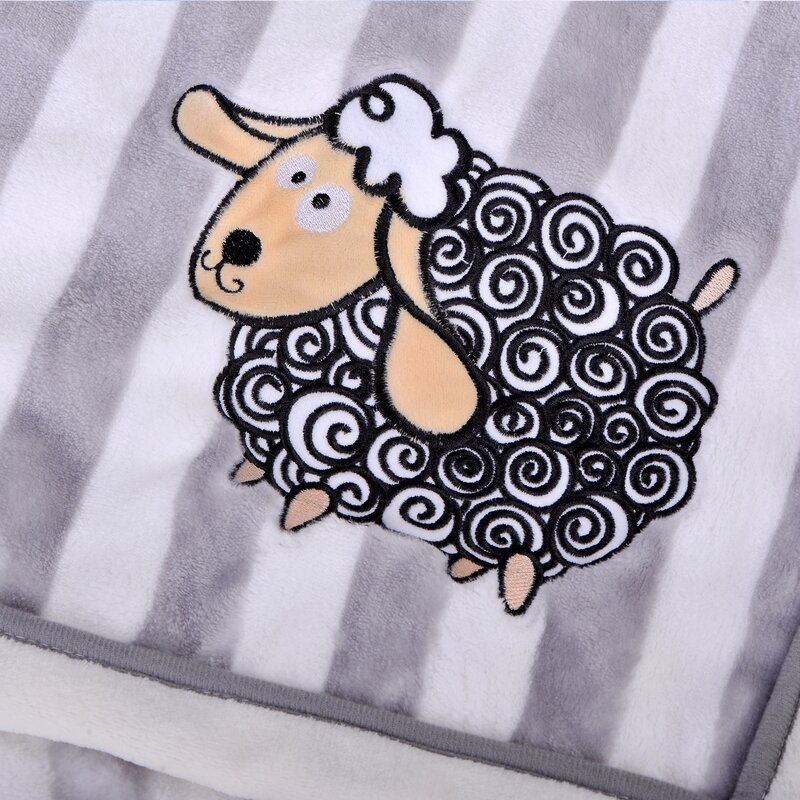 sheep baby blanket
