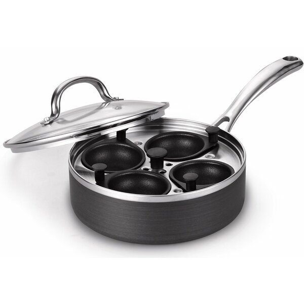 4 Cup Nonstick Egg Poacher with Lid by Cooks Standard