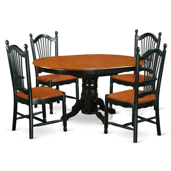 Aimee Solid Wood Dining Set by August Grove August Grove