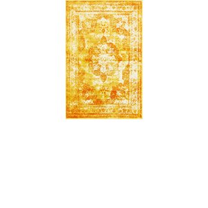 Brandt Yellow/Orange Area Rug