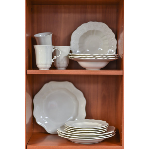 Country Estate 16 Piece Dinnerware Set, Service for 4 by Red Vanilla