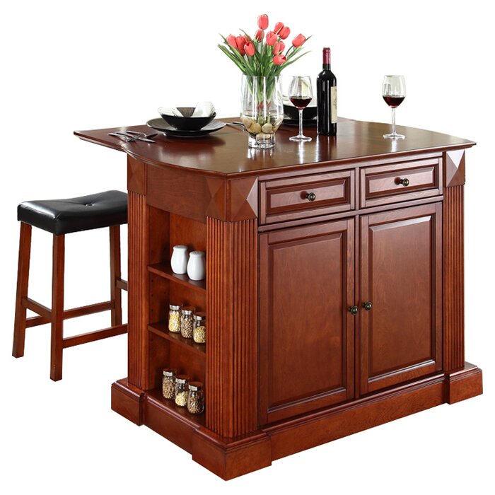 Three Posts Haslingden Kitchen Island & Reviews | Wayfair