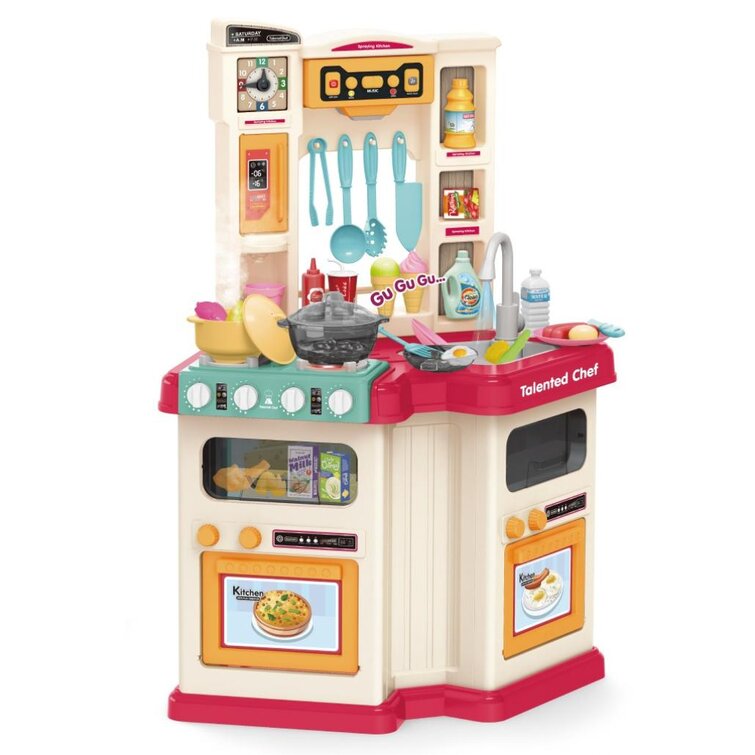 GREATCO INC Role Play Kids Kitchen Set | Wayfair