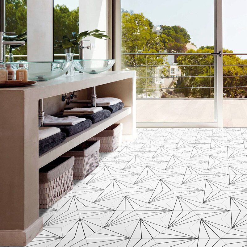 Elitetile Misha 9 X 10 Porcelain Patterned Wall Floor Tile