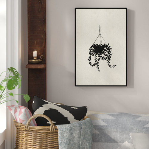 Sky Planter - Floater Frame Painting Print East Urban Home Size: 61 cm H x 41 cm W