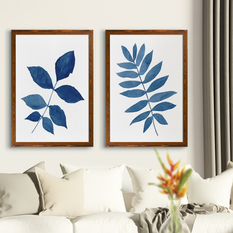 Indigo Botanica V By Vincent Van Gogh 2 Piece Picture Frame