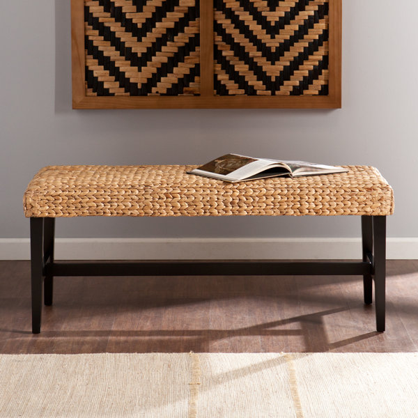 Eaton Wood Bench By Beachcrest Home Today Only Sale