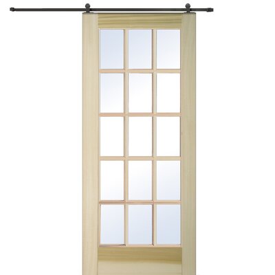 Glass Interior Barn Door Verona Home Design