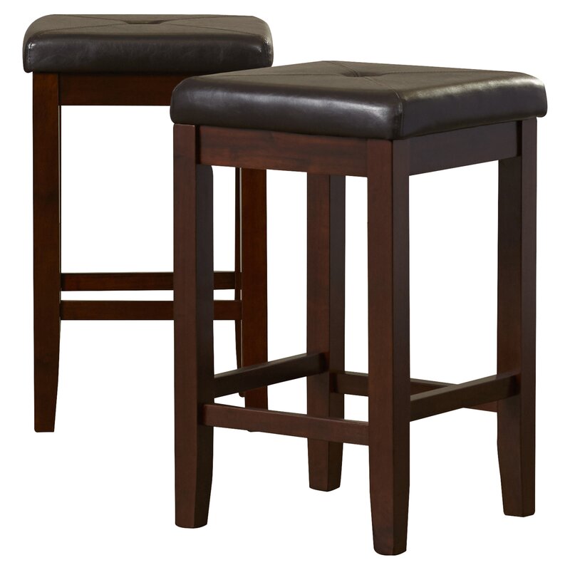 Darby Home Co Prabal 24" Bar Stool with Cushion & Reviews ...