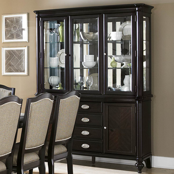 Rheems Lighted China Cabinet By Alcott Hill Read Reviews
