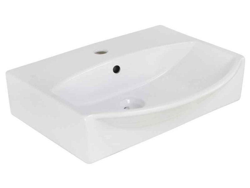Royalpurplebathkitchen Ceramic 19 5 Bathroom Sink With Faucet And Overflow Wayfair