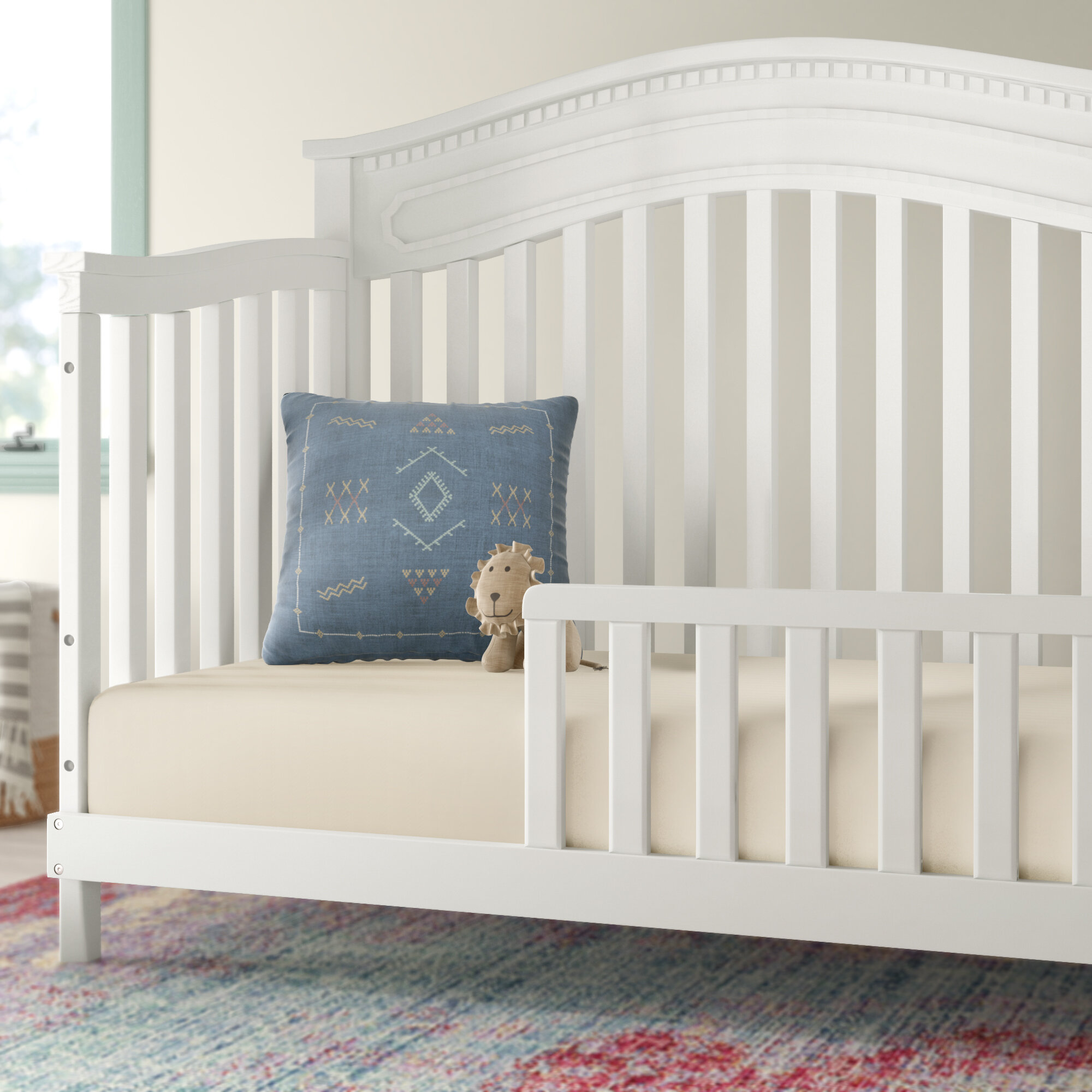 Mistana Lares Toddler Bed Conversion Rail Wayfair