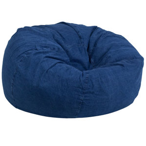Denim Kids Bean Bag Chair by Harriet Bee