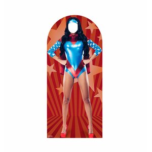 Woman Superhero Cardboard Stand-In