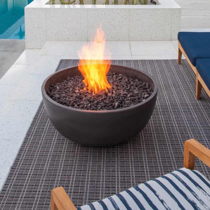 BJFS Urth Concrete Natural Gas/Propane Fire Pit & Reviews ... on Natural Gas Fire Pit id=55998