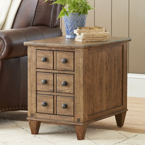Derrickson Chairside Table with Drawers by Birch Lane?